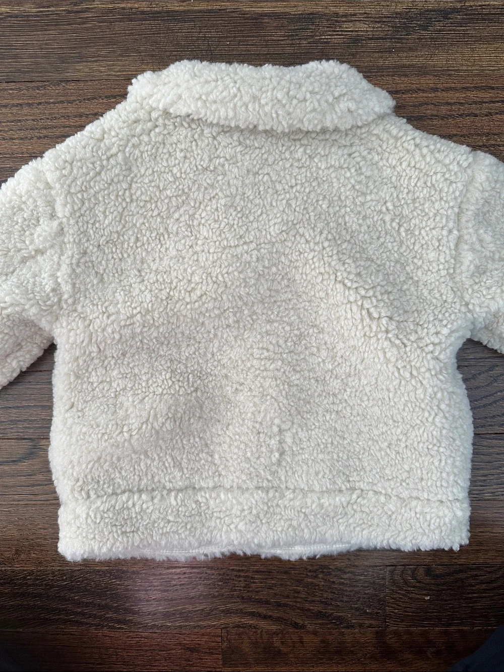 GAP Cream Sherpa Button-Up Jacket for Kids